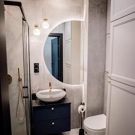 Hanza Tower 14th Floor Cityview, Balcony, Sauna, Pool, Jacuzzi Apartment Szczecin