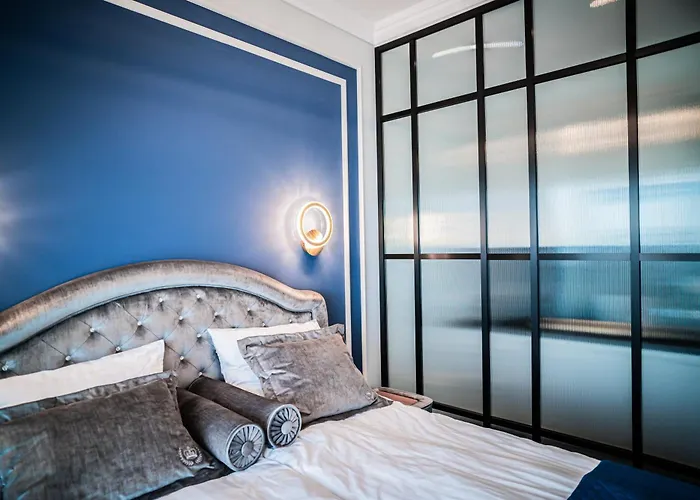 Apartman Hanza Tower 14th Floor Cityview, Balcony, Sauna, Pool, Jacuzzi Szczecin