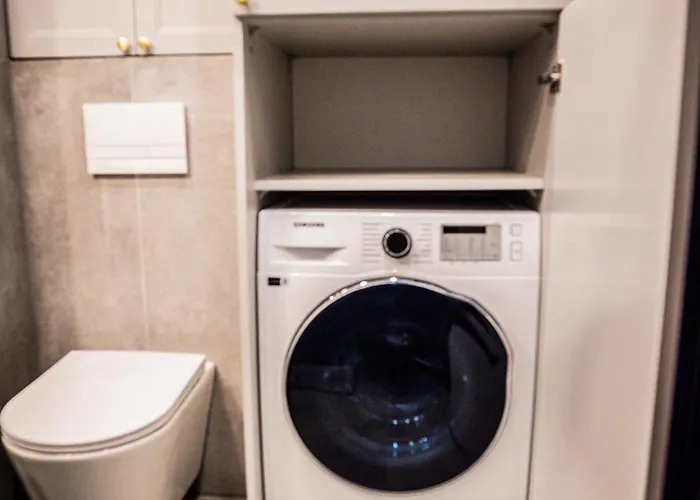 Hanza Tower 14th Floor Cityview, Balcony, Sauna, Pool, Jacuzzi Apartman Szczecin