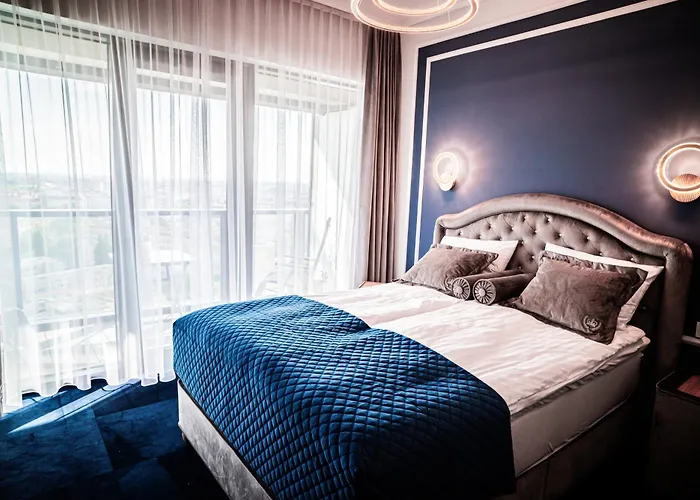 Hanza Tower 14th Floor Cityview, Balcony, Sauna, Pool, Jacuzzi Apartman *