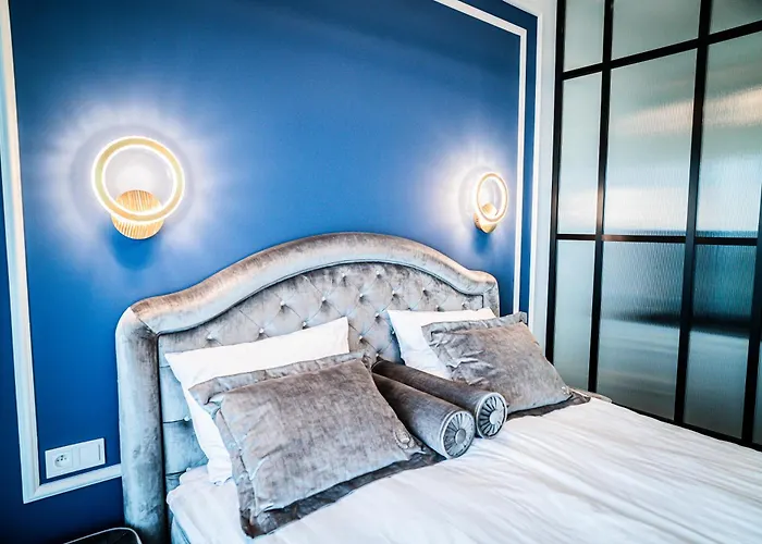 Hanza Tower 14th Floor Cityview, Balcony, Sauna, Pool, Jacuzzi Apartman